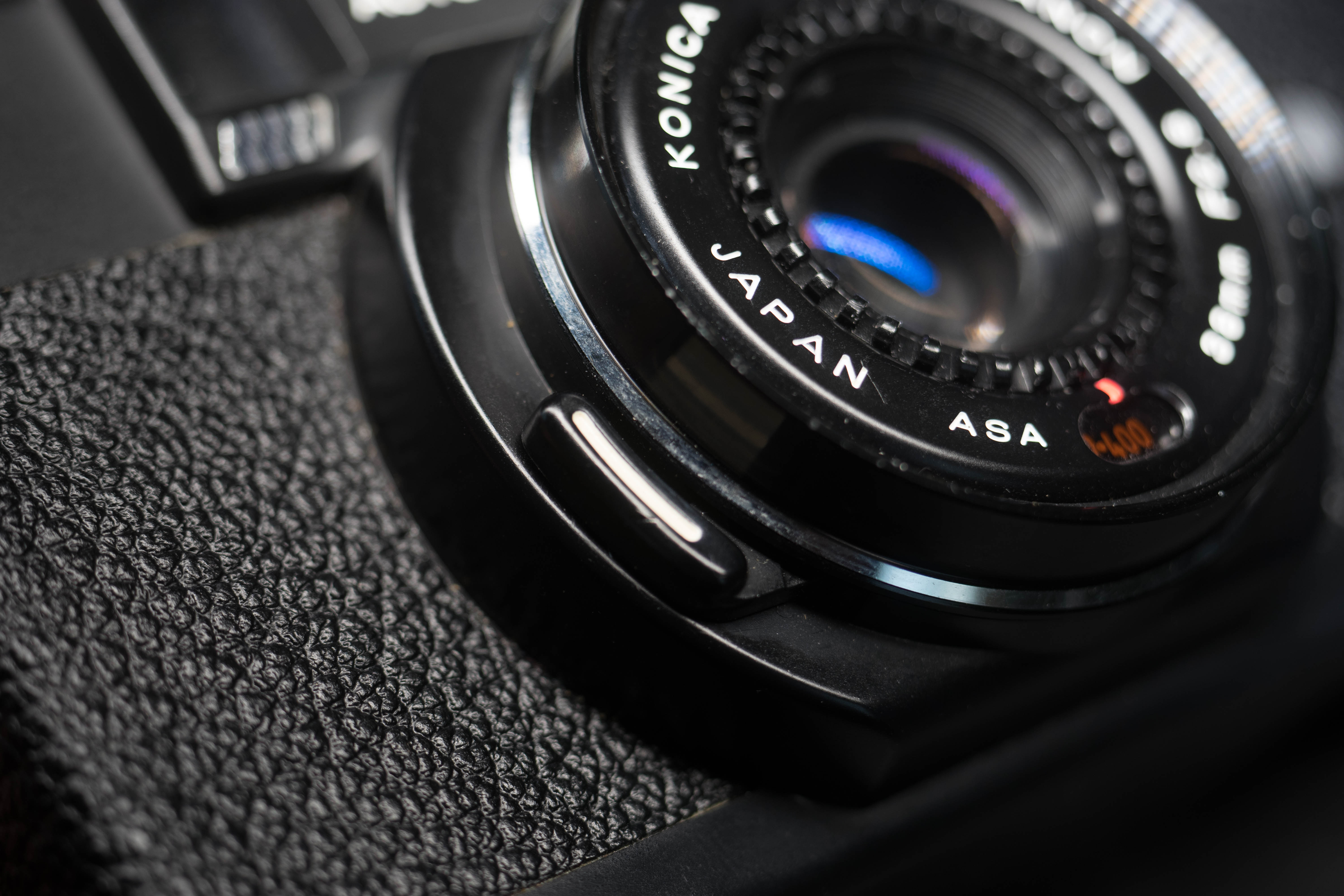 Konica C35 Film Camera with 38mm F2.8 Lens Japan *Slow Shutter For Par