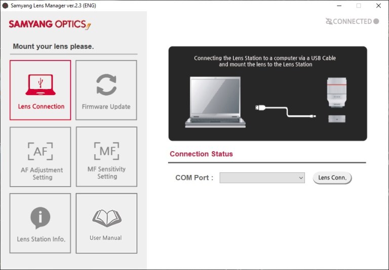 Samyang Lens Manager